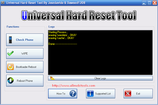 Android mobile hard reset software download for pc windows 7